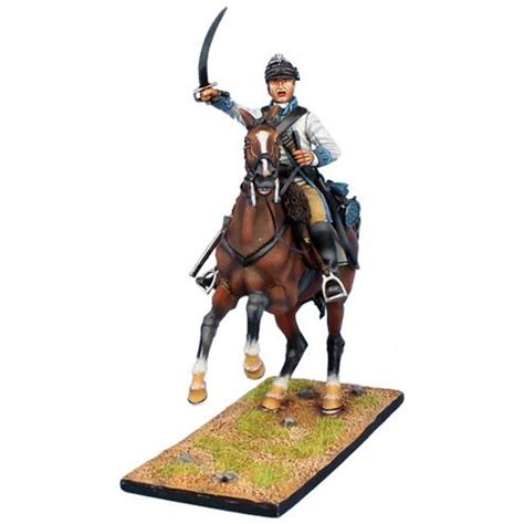 Us Continental Rd Light Dragoons Private Single Mounted Figure