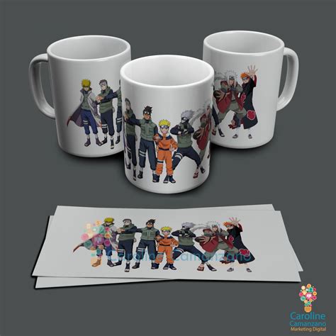 Arte Caneca Naruto Elo Produtos Especiais