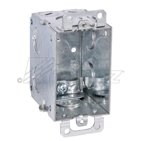 Topaz Electric SBG567 Galvanized Steel Gangable Switch Box 3 Inchx 2