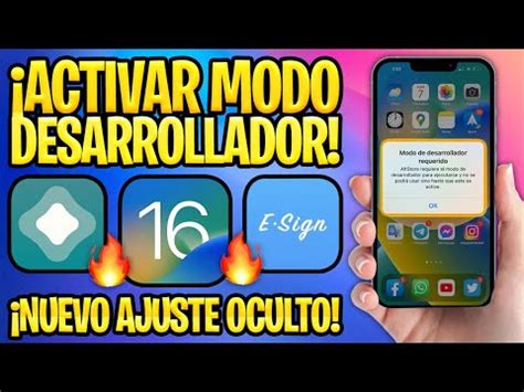 Cómo activar modo desarrollador en IOS 15 Guía completa Tuto Window