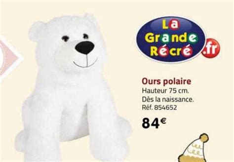 Offre Ours Polaire Chez La Grande Recre