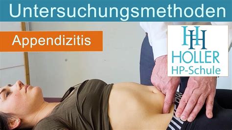 Untersuchungsmethoden Appendizitis Von Der Holler Heilpraktiker Schule