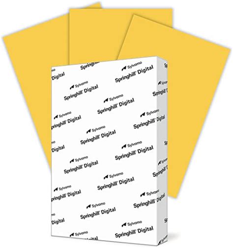 Amazon Springhill X Goldenrod Yellow Colored Cardstock