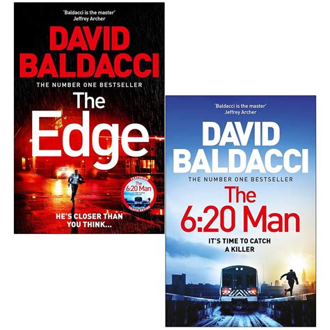 David Baldacci Travis Devine Series Collection 2 Books Set The Edge