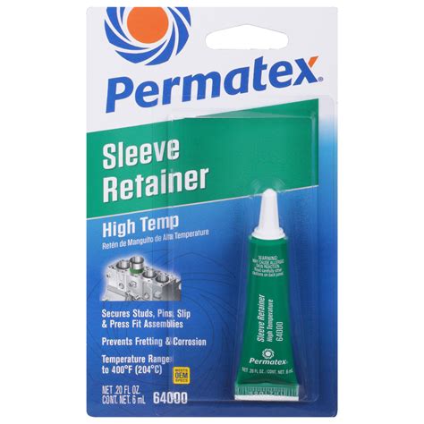 Permatex High Temperature Sleeve Retainer 6 ML Permatex