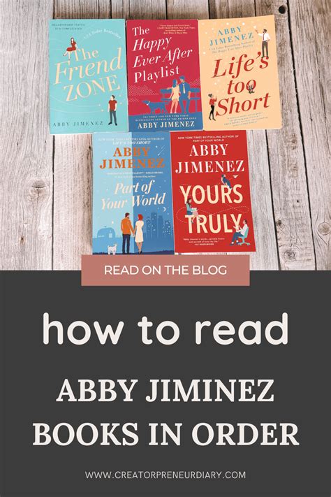 How To Read Abby Jimenez Books In Order 2025 Books The Creatorpreneur Diary