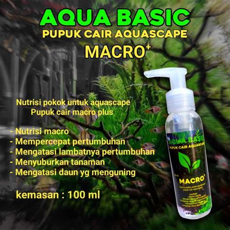 Pupuk Cair MACRO Plus Pupuk Cair Aquascape Macro 100ml Lazada Indonesia