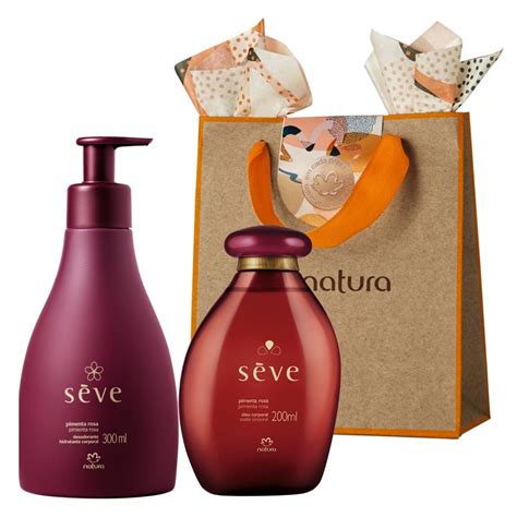 Kit Natura Presente Seve Pimenta Rosa L Rios E Am Ndoas Am Ndoas E