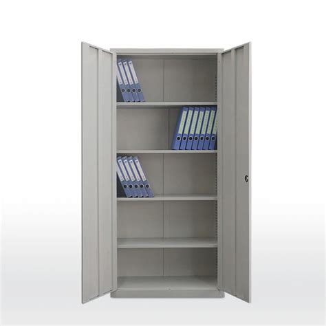 Kd Office Steel Cupboard Double Door Metal Filing Cupboard Shelf