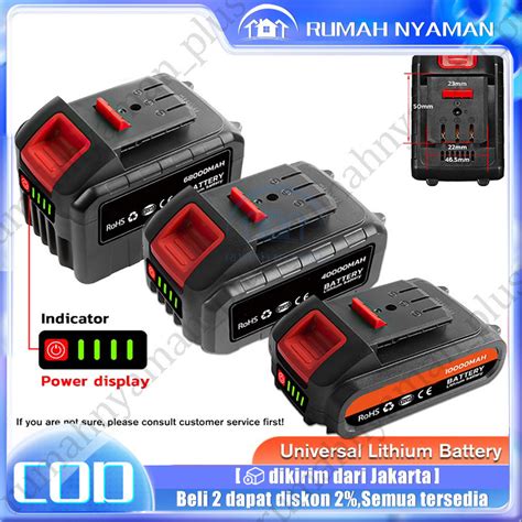 Jual Baterai Cordless 98V 36V 21Volt Battery Tegangan Sebenarnya Batere