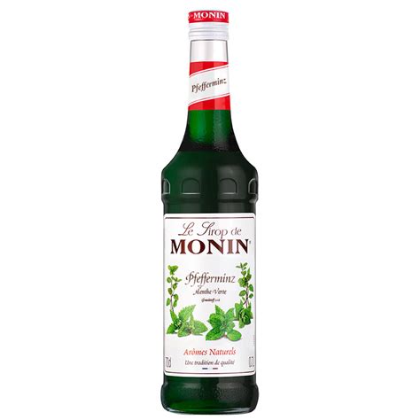 Monin Pfefferminz Sirup Angenehm K Hlende Erfrischende Minze Ml Ebay