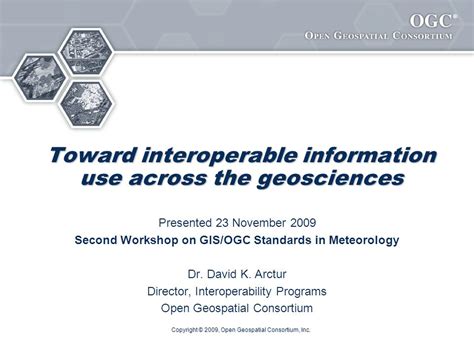 Toward Interoperable Information Use Across The Geosciences Ppt Video