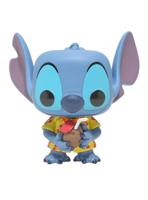 Funko Disney Lilo And Stitch Pop Aloha Stitch Vinyl Figure Hot Topic