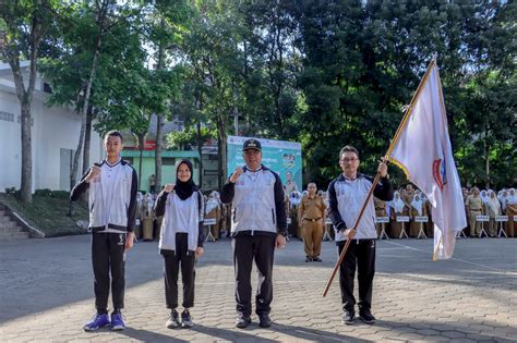 Pemkot Cimahi Lepas Kontingen Atlet Pelajar Yang Akan Berlaga Di