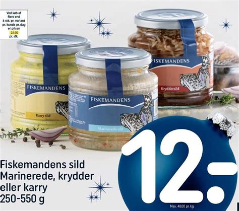 Fiskemandens Sild Marinerede Krydder El Karry Tilbud Hos Rema