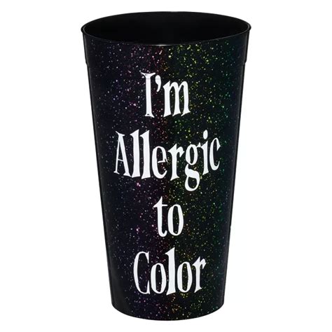 Allergic To Color Plastic Cup Wednesday Spencers