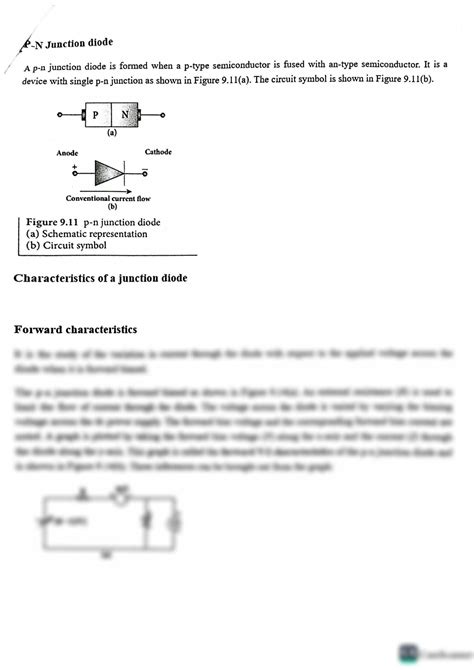 SOLUTION Pn Junction Diode Notes Studypool