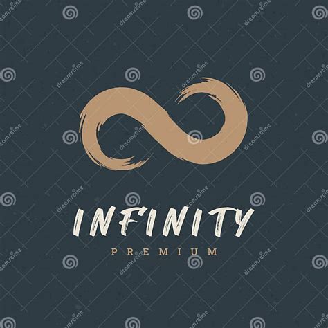 Infinity Symbol Eternal Limitless Emblem Cycle Endless Life Concept Graphic Design Element