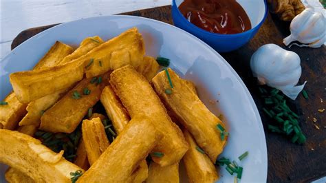 Simple Crispy Golden Cassava Recipe Fried Cassava Youtube