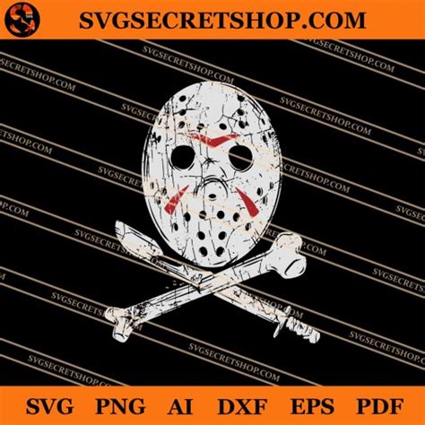 Jason Hockey Mask Svg Jason Svg Jason Mask Svg