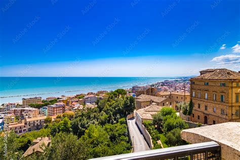 medieval village on sea in Italy Stock Photo | Adobe Stock