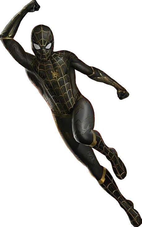 Spider Man Black And Gold Suit Png 3 By Dhv123 On Deviantart