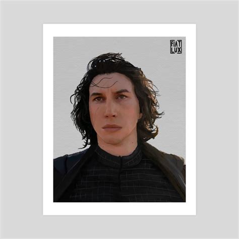 Kylo Ren Unmasked, an art print by Shannon Richards - INPRNT