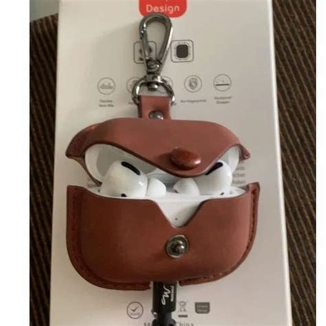 Brown Leather Airpod Case at Rs 80/piece in Mumbai | ID: 2850900099312