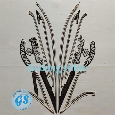 Jual Stiker Striping Lis Les Fullbody Motor Honda Genio Fabulous