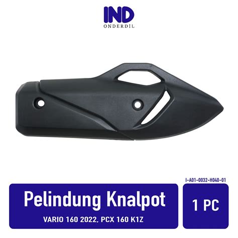 Jual Pelindung Knalpot Hitam Polos Model Vario New Led Pcx