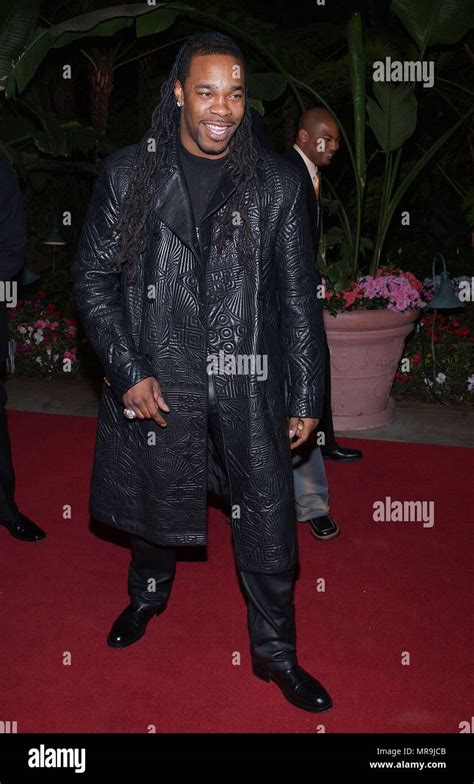 Busta Rhymes Llegando A La Fiesta Pre Grammy De Clive Davis En El Hotel