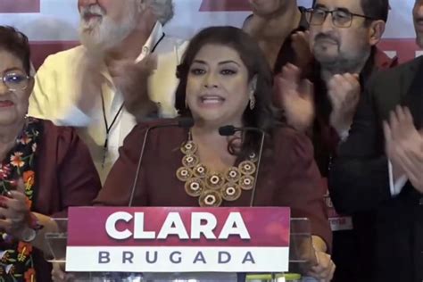 Clara Brugada Se Declara Ganadora Jefatura De Gobierno De Cdmx