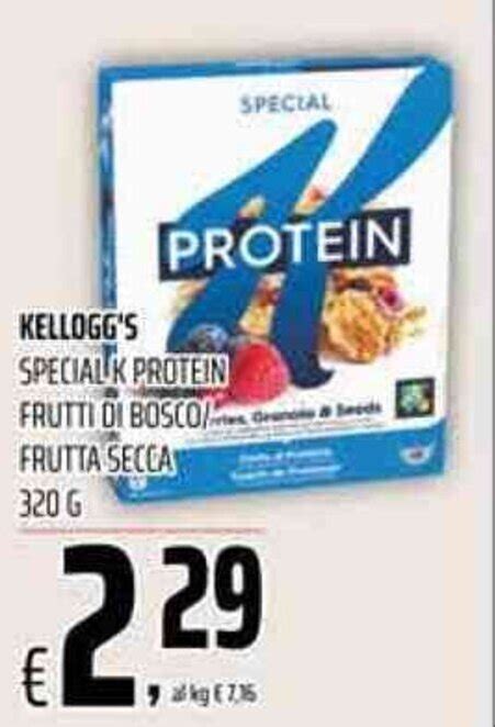 Kellogg S Special K Protein Frutti Di Bosco Frutta Secca G Offerta