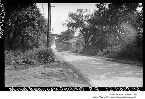 South Pearl At Kenwood Railroad Bridge 1932 AlbanyGroup Archive Flickr