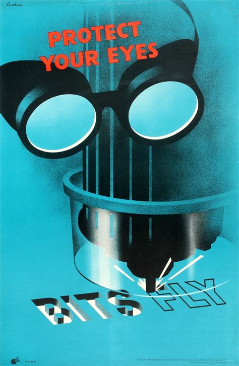 Sold Price Propaganda Poster Protect Your Eyes Work Safety Uk Rospa