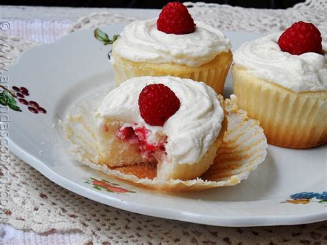 Raspberry Filled White Chocolate Buttercream Cupcakes Oh Yay These