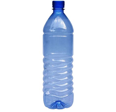 Liter Pet Blue Mineral Water Bottle Blue Cap