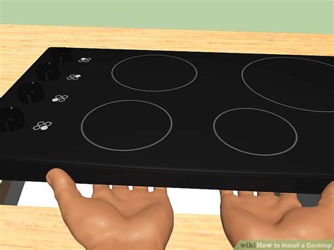 how to install an electric cooktop