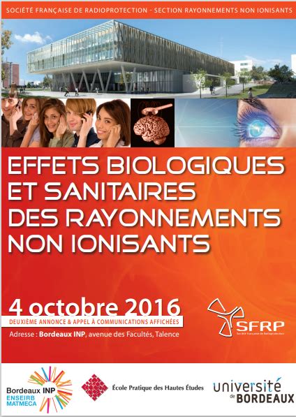 Effets Biologiques Et Sanitaires Des Rayonnements Non Ionisants Sfrp