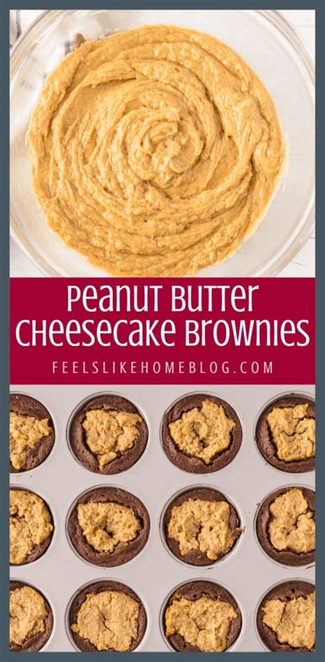 Peanut Butter Cheesecake Brownies PB Cream Cheese Brownies