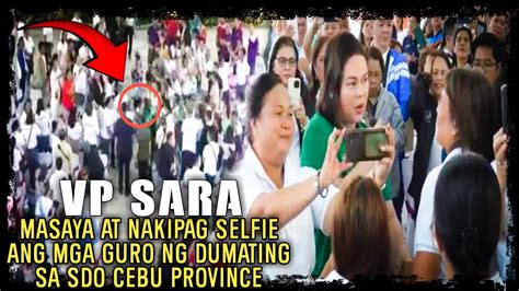 Vp Inday Sara Nakaready Ang Camera At Sinalubong Ng Mga Nagmamahal Na