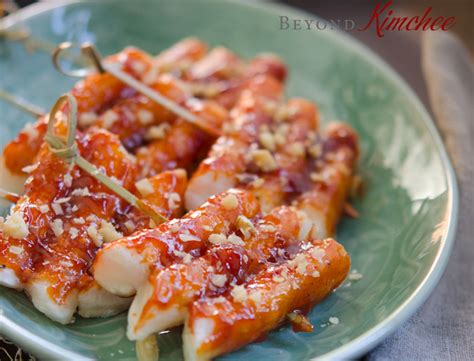 [korean Recipes] Tteok Kkochi Rice Cake Skewers All Asian Recipes For You