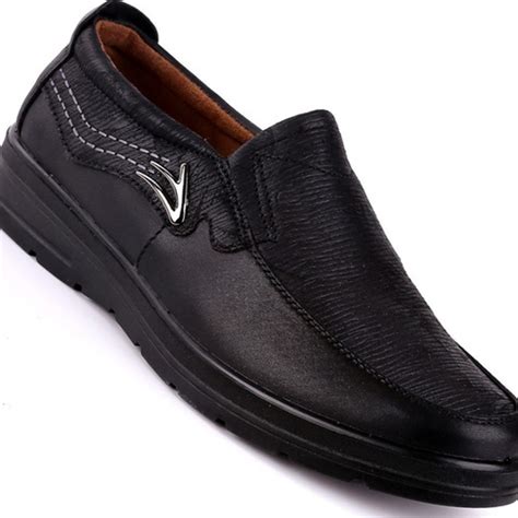 Fashion Breathable Waterproof Casual Leather Mens Shoes