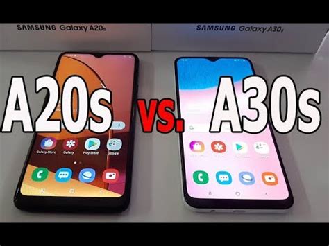 Samsung Galaxy A20s Vs Samsung Galaxy A30s Speed Display And Camera