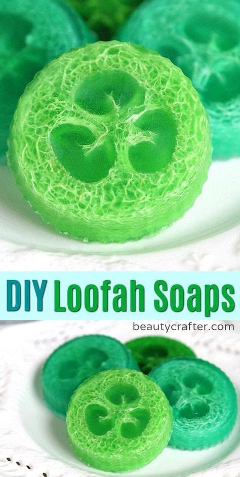 Diy Luffa Soaps Make Your Own Soap With Loofah Inside Great For Exfoliating Crafts Diy