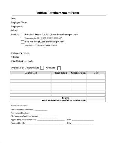 FREE 18 Sample Reimbursement Forms In PDF MS Word Excel