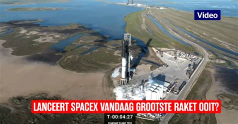 Lanceert Spacex Vandaag Grootste Raket Ooit