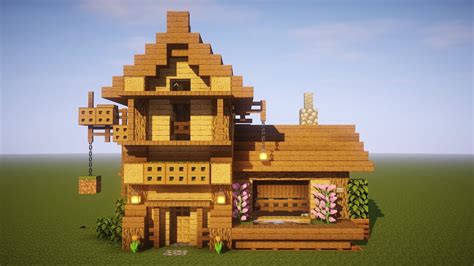 Minecraft How To Build A Mining House Tutorial Plus Interior And