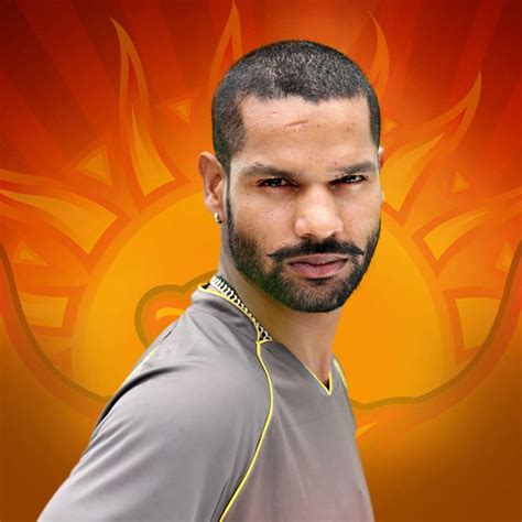 Shikhar Dhawan Moustache Style