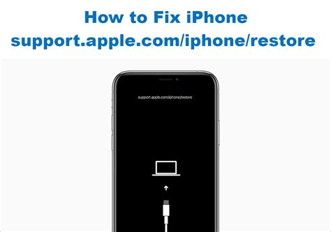 How To Fix IPhone Support Apple Iphone Restore Screen 5 Ways